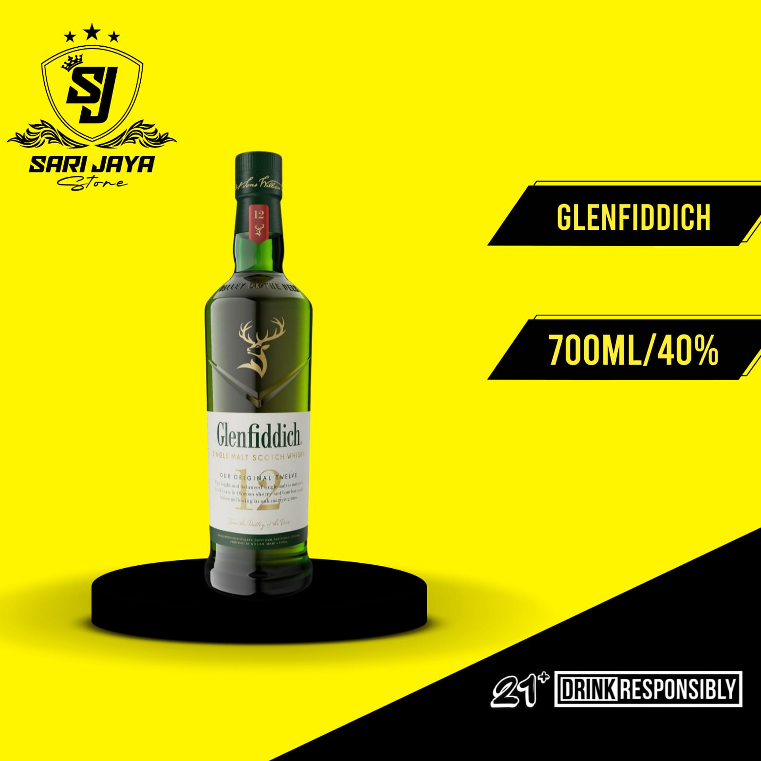 Glenfiddich 12 Tahun