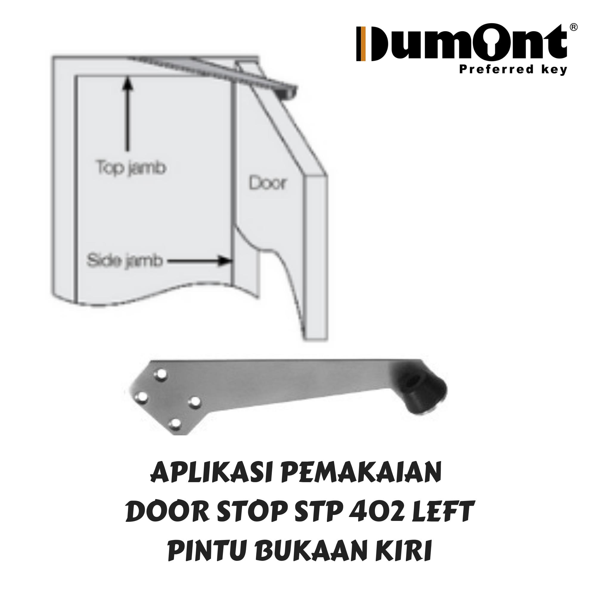 STP 402 SS 304 Left Door stop DUMONT