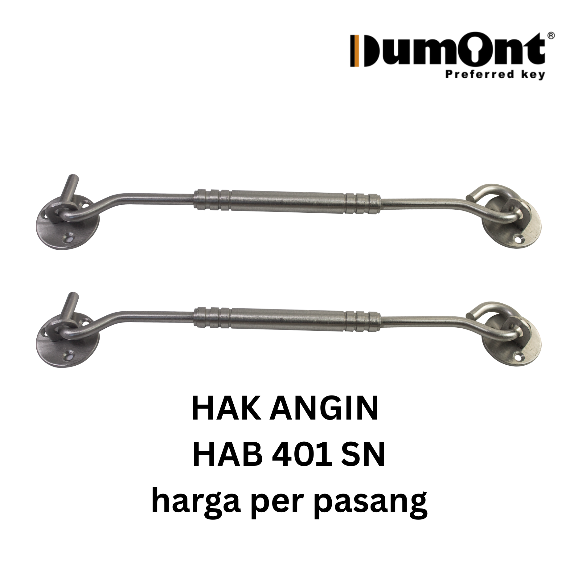 DUMONT Hak Angin 8 inch bahan besi HAK 401 - 8" pengait jendela