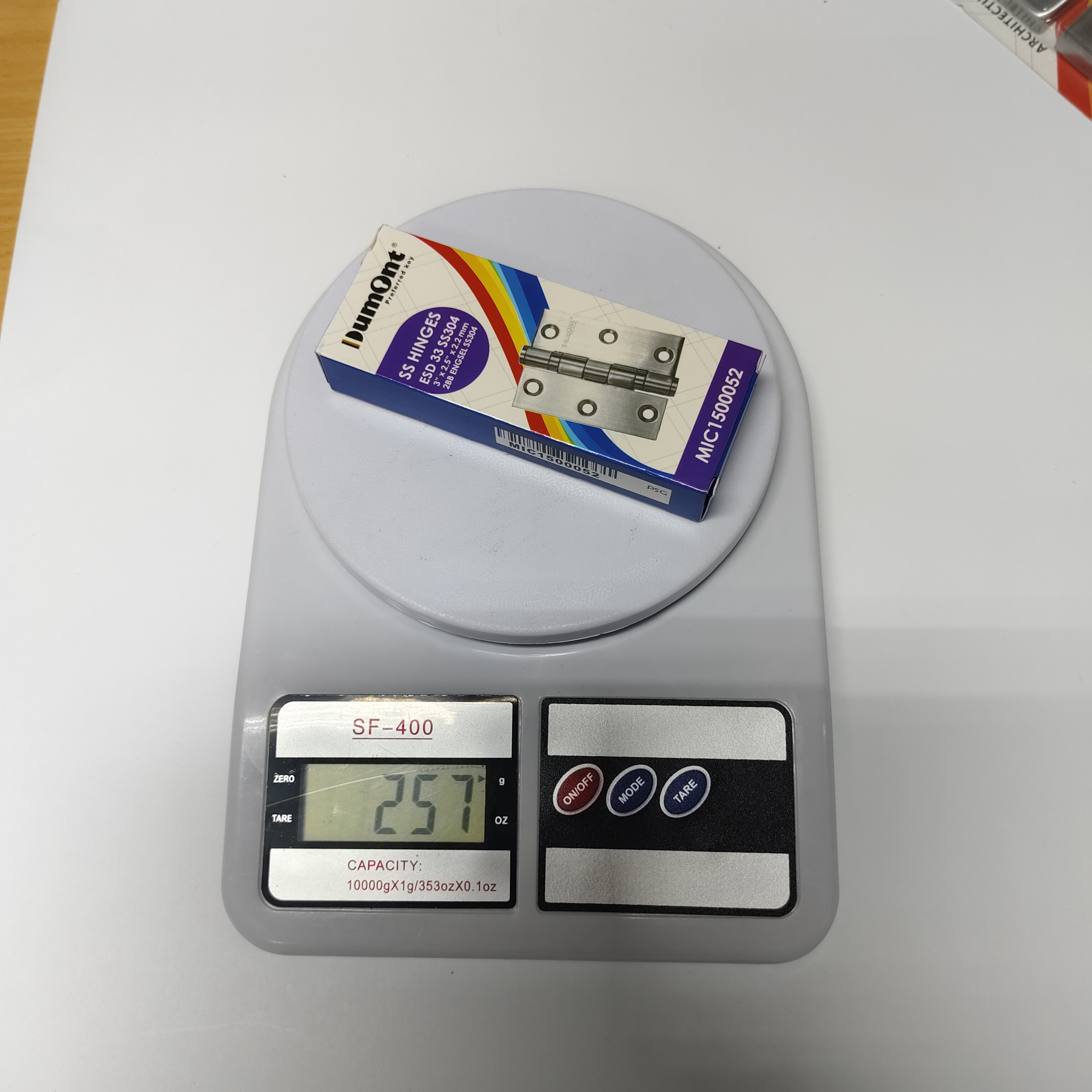 Dumont Engsel Jendela Stainless 3" x 2.5" x 2.2mm ESD33 2 Ball Bearing SU304 Satin Finish