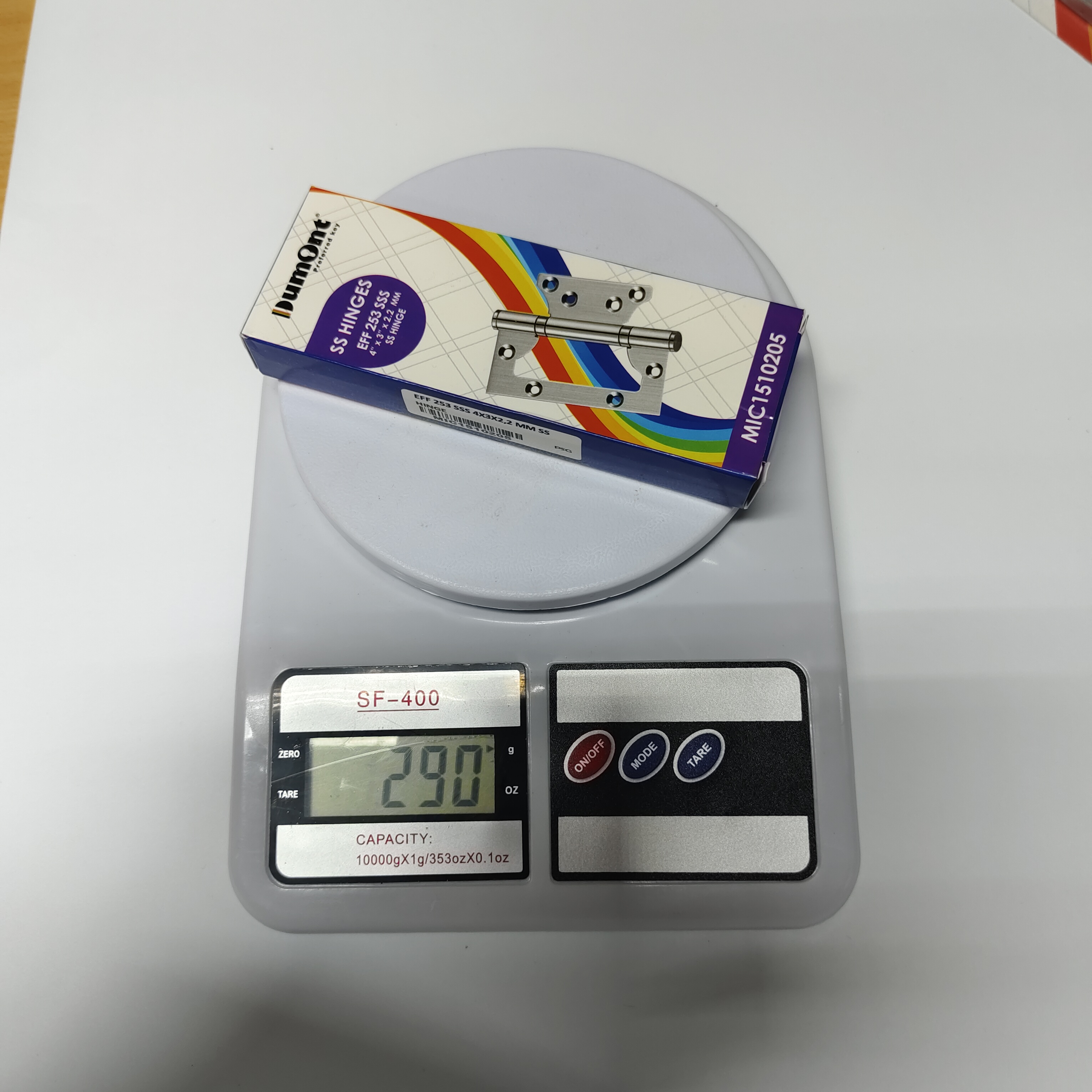 Dumont Engsel Pintu fast fix Stainless Steel 201 Tanpa Bobok Ukuran 4" x 3" x 2.2 mm Model EFF253 DUMONT Fast Fix Cocok untuk Pintu Rumah Berat Standard