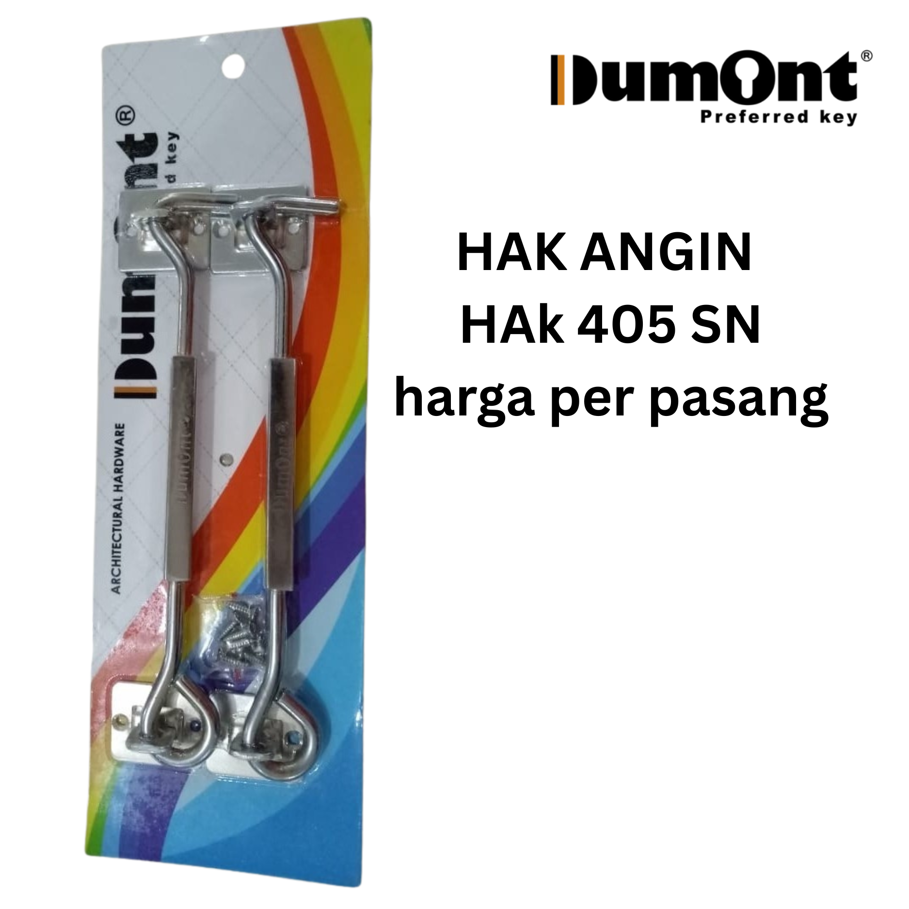 DUMONT Hak Angin 8 inch bahan besi HAK 405 - 8" pengait jendela