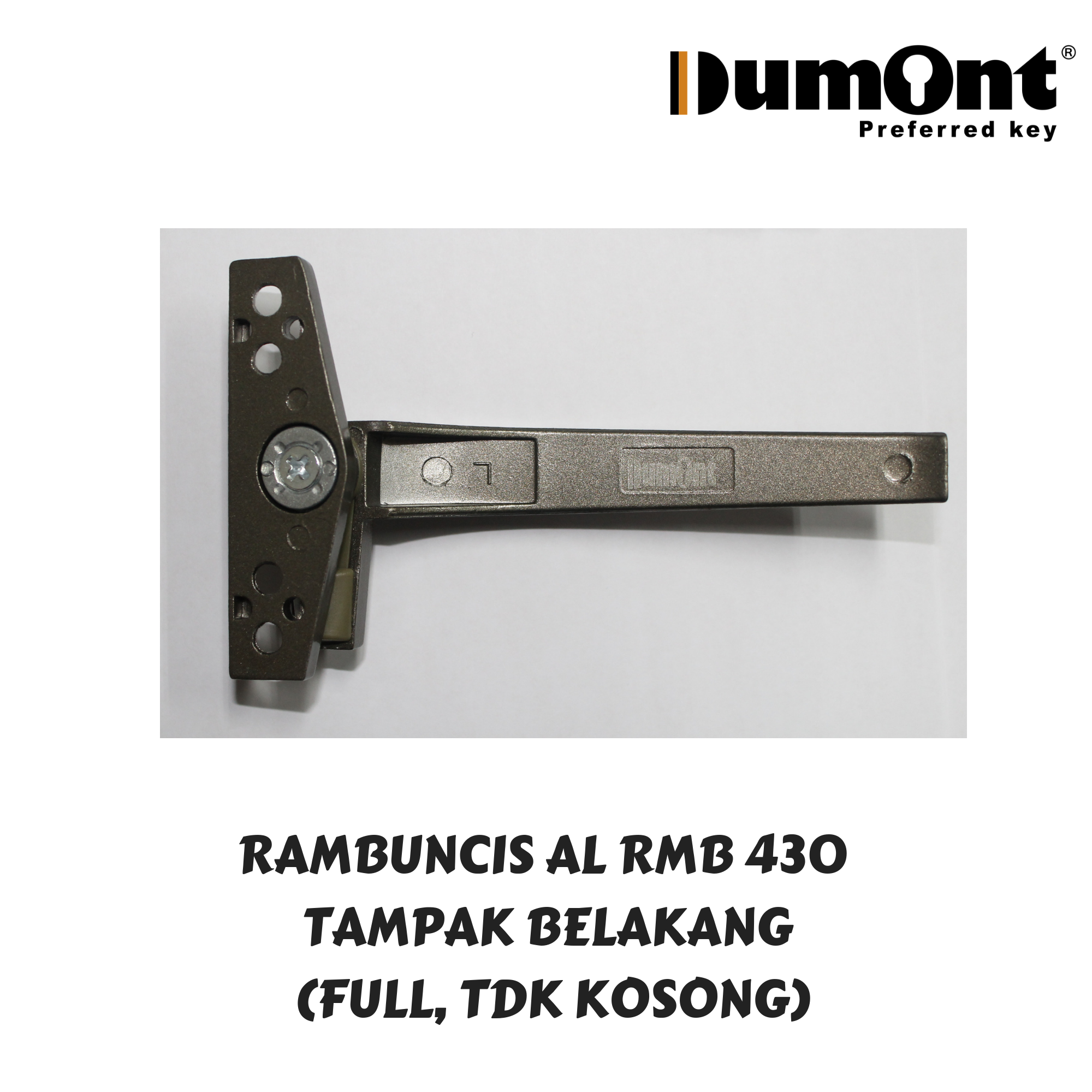 Dumont rambuncis alumunium right hand warna silver RMB 430 AL R - Silver