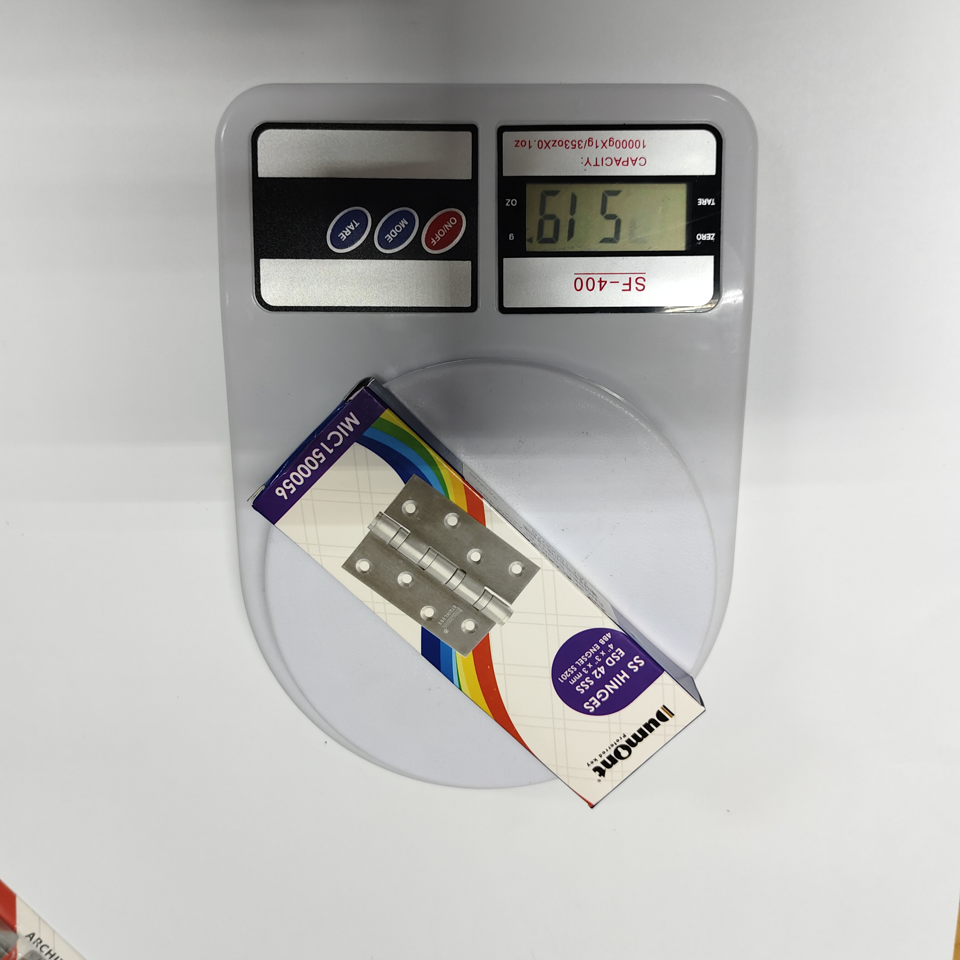 Dumont Engsel Pintu Stainless 4" x 3" 4BB Tebal 3 mm SS201 ESD47 BLACK Finish 4 Ball Bearing per Pasang