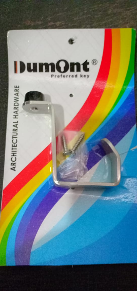 Hook gantungan baju toilet hotel 2 gait & door stop SS304 Hook 408 DUMONT