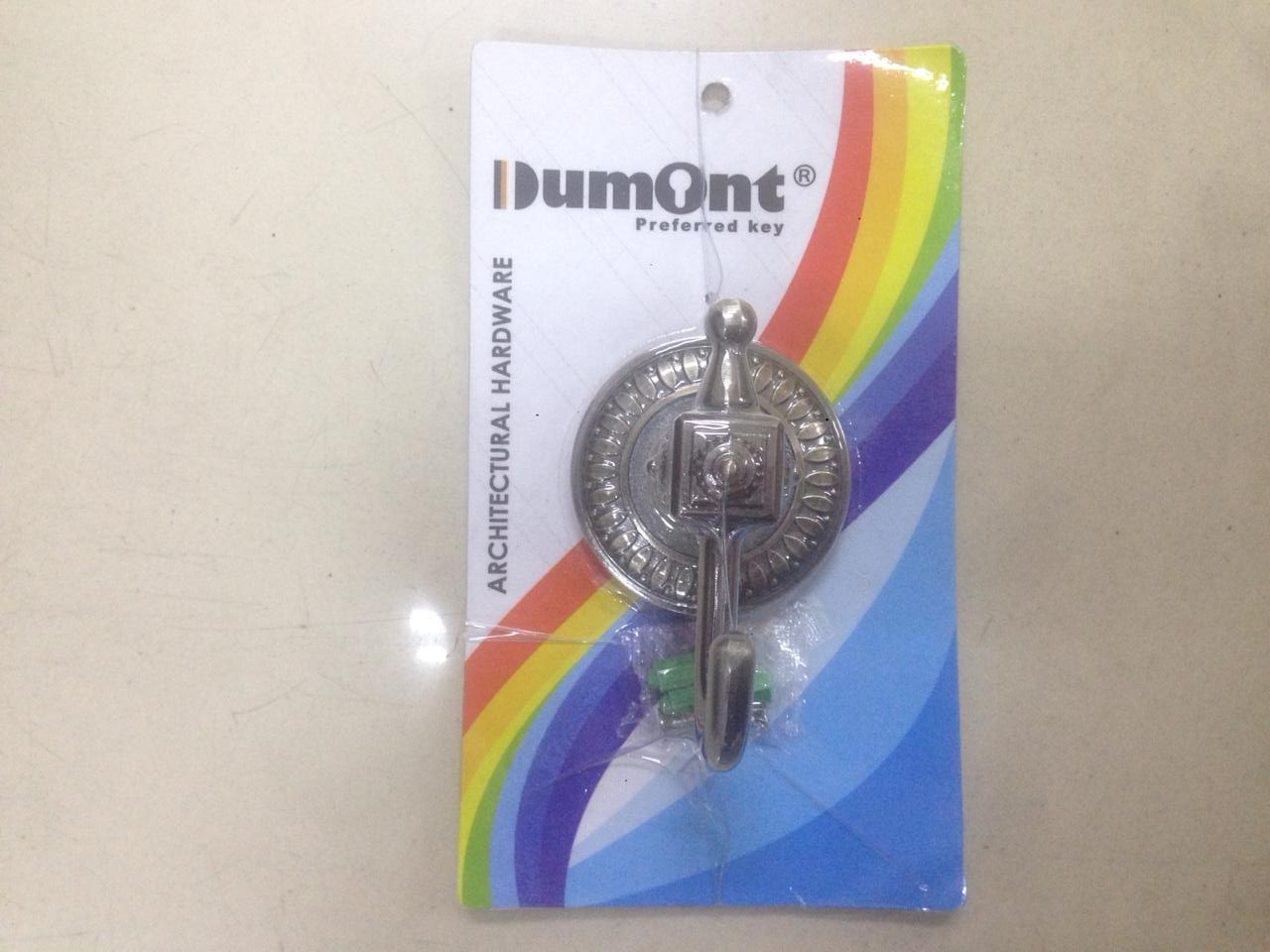 Dumont Hook Gantungan Baju Single 315 AB Warna Antik Brass Bahan Zinc