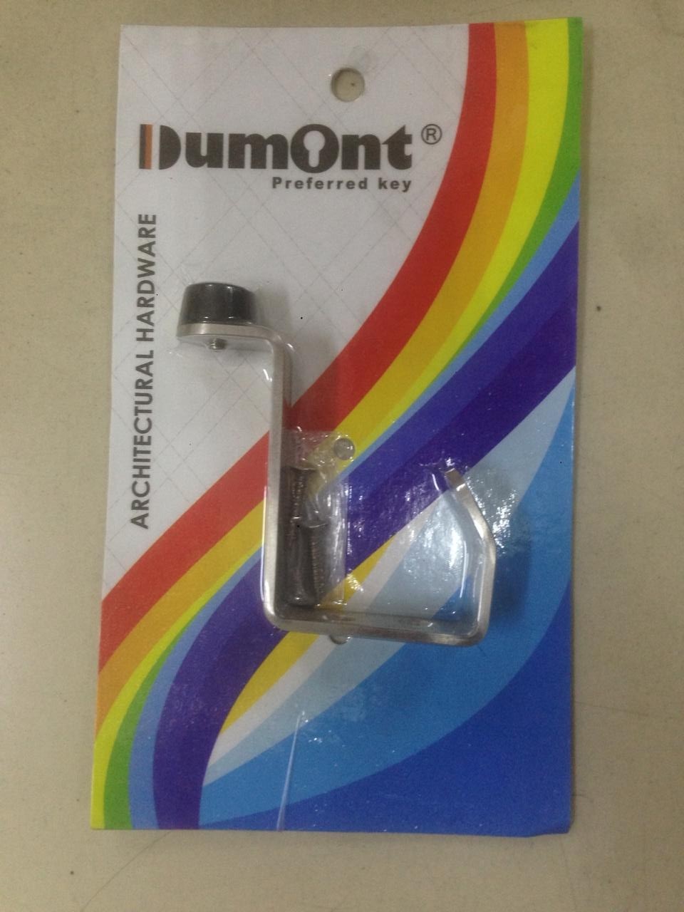 Hook gantungan baju toilet hotel 2 gait & door stop SS304 Hook 408 DUMONT