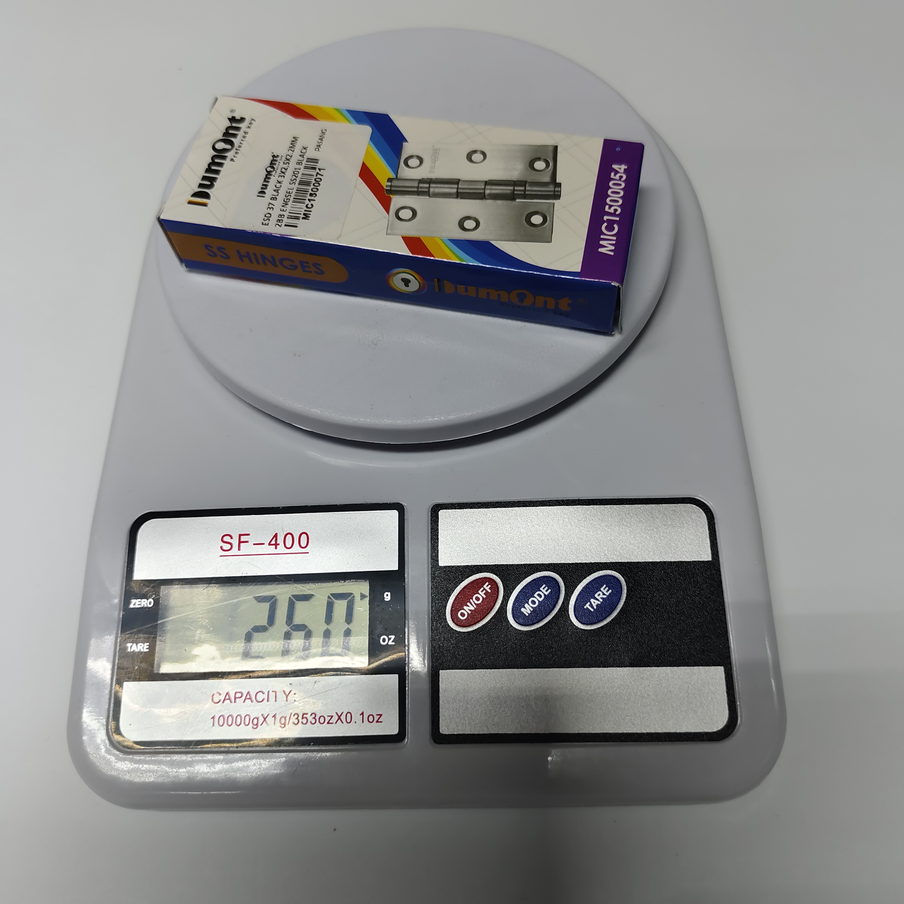 Dumont Engsel Jendela Stainless 3" x 2.5" x 2.2mm ESD37 2 Ball Bearing SUS201 Black finish