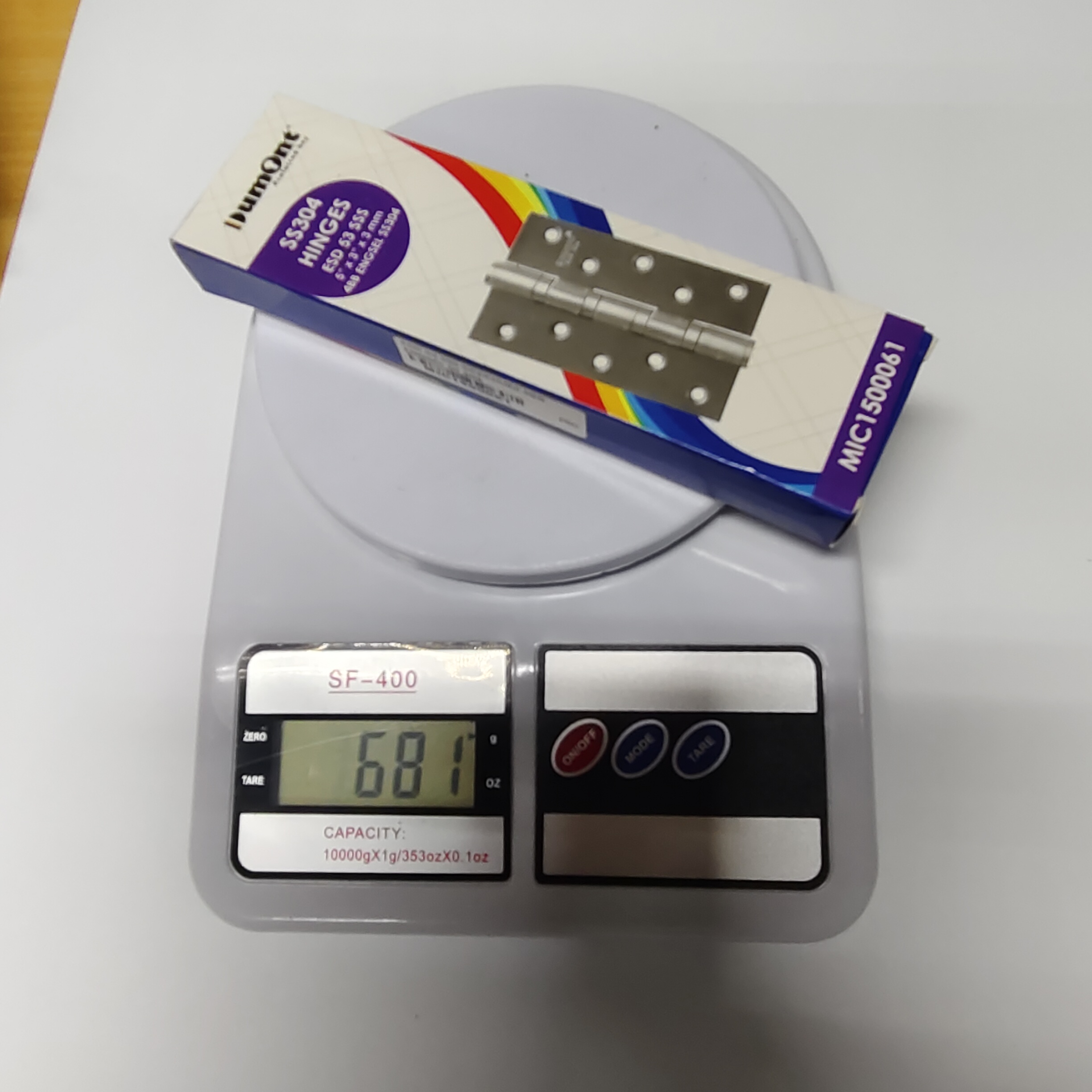 Dumont Engsel Pintu Stainless 5" x 3" x 3mm 4 Ball Bearing ESD53 Satin Finish untuk Pintu Berat hingga 60kg