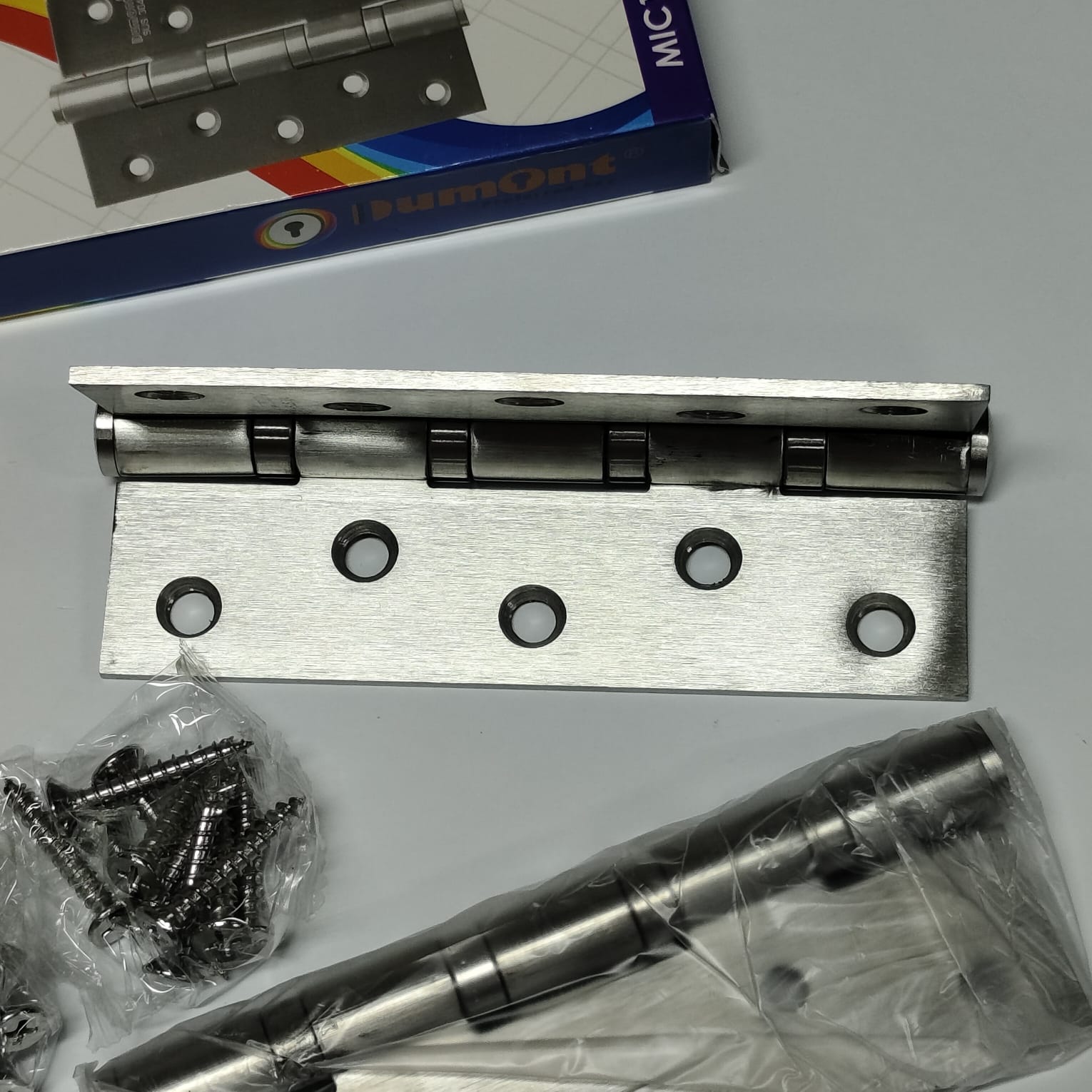 Dumont Engsel Pintu Stainless 5" x 3" x 3mm 4 Ball Bearing ESD53 Satin Finish untuk Pintu Berat hingga 60kg