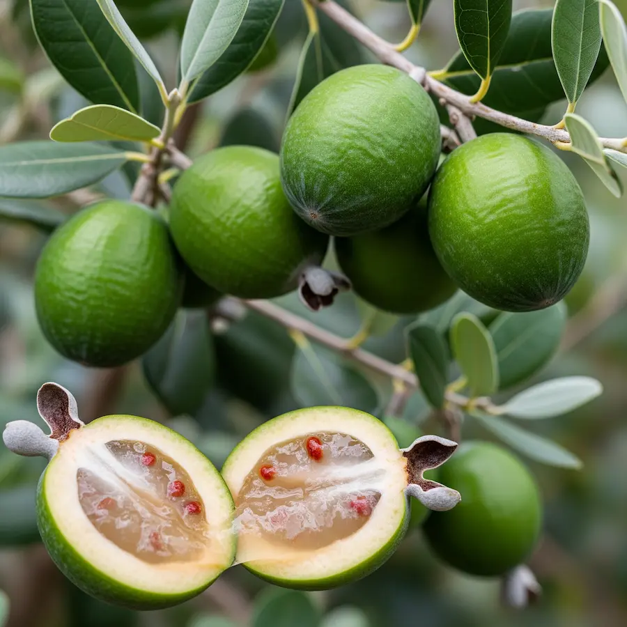 Feijoa sellowiana - Guayabo del Brasil