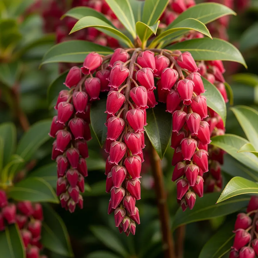 Pieris japonica - Andrómeda de Japón