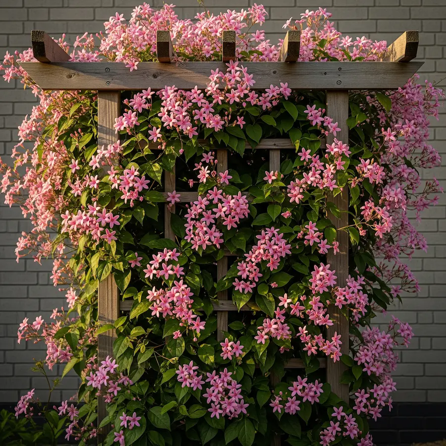 Trachelospermum Pink Showers - Falso Jazmín Rosa