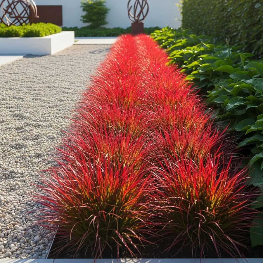 Imperata cylindrica 'Red Baron': La Hierba de Sangre Japonesa