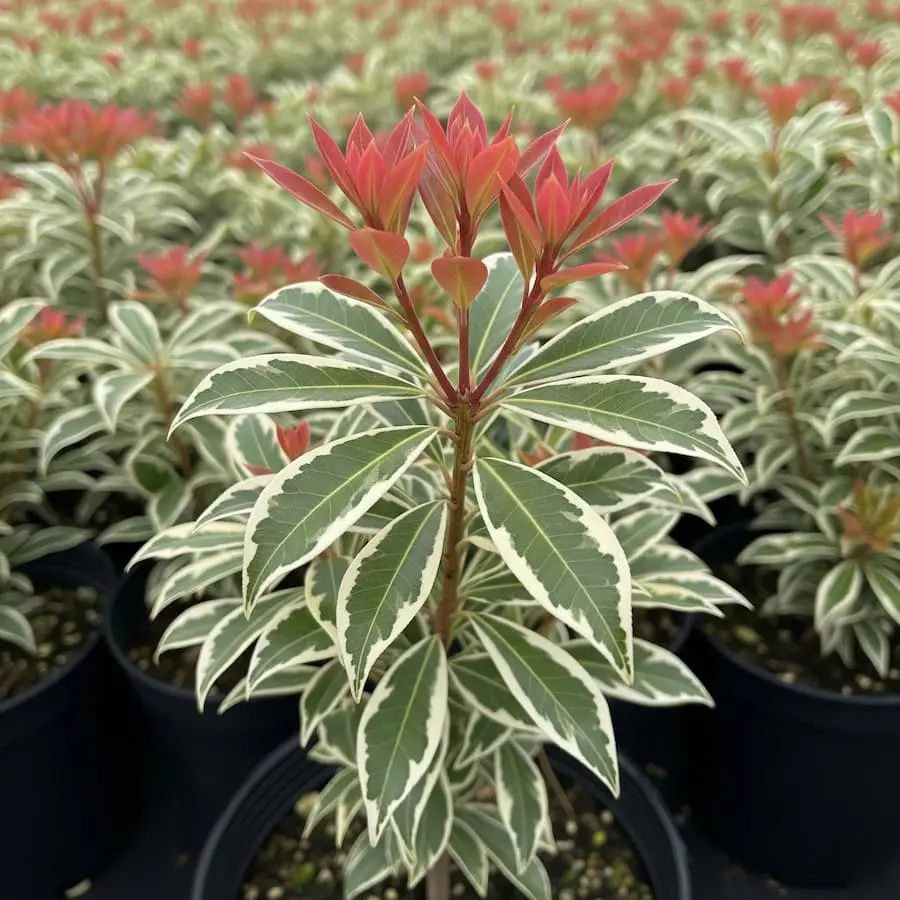 Pieris japonica "Little Frosty": Luz y Color para la Sombra
