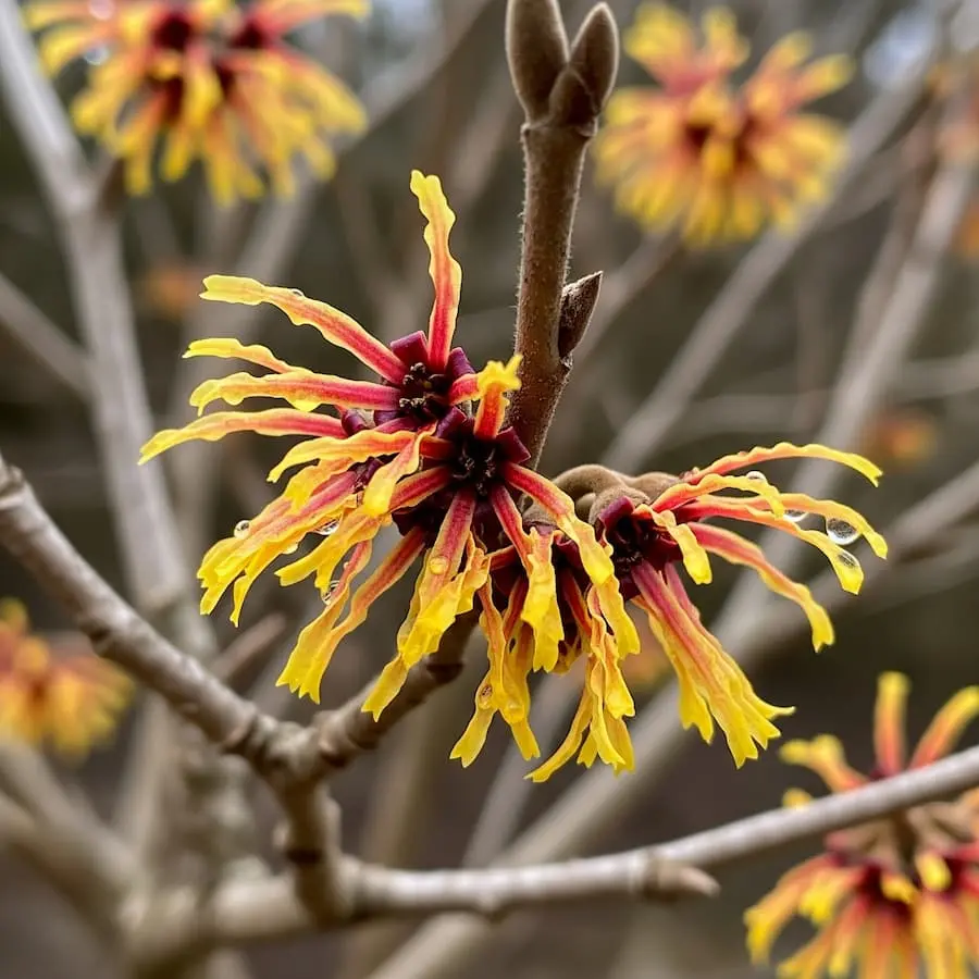 Hamamelis x intermedia: La Magia de una Flor en Pleno Invierno