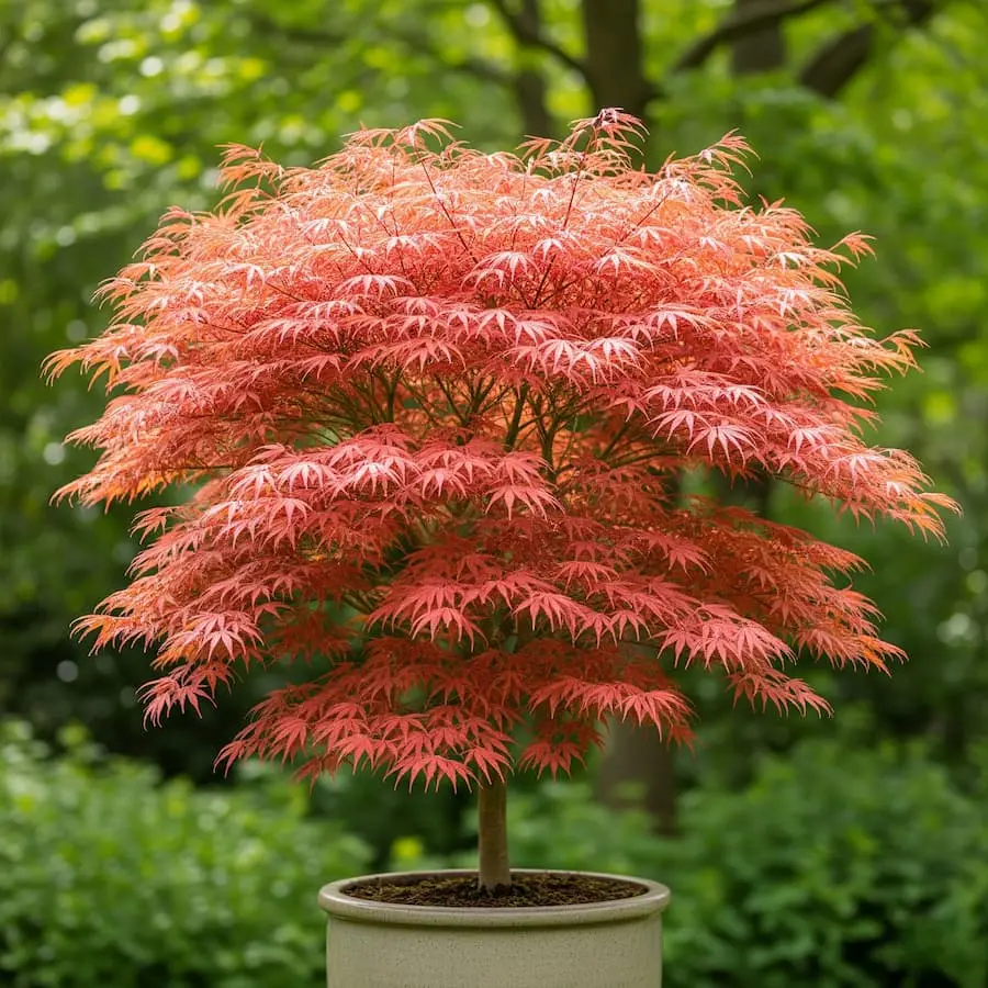 Arce Japonés 'Deshojo': La Explosión Rosa de la Primavera