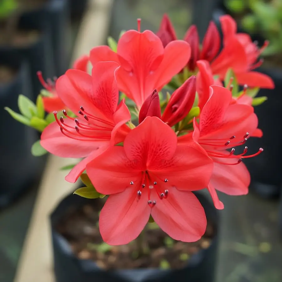 Azalea Japónica: Un Manto de Flores en Primavera