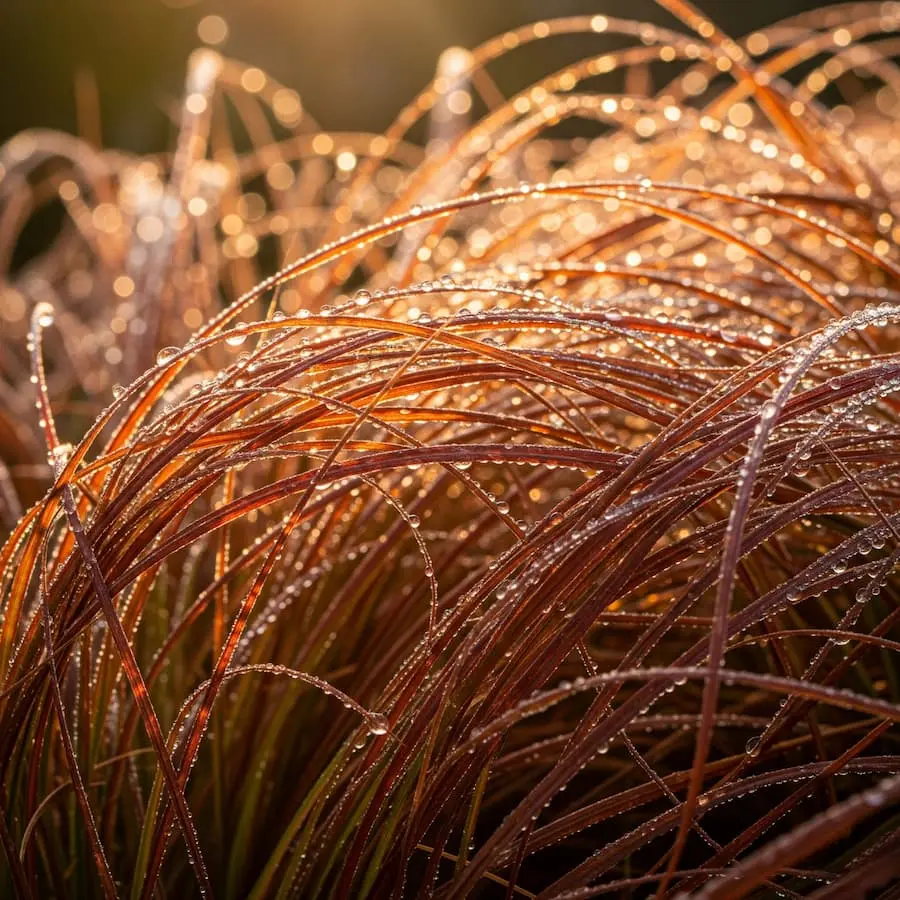 Carex 'Red Rooster': Una Cascada de Color Cobre para tu Jardín