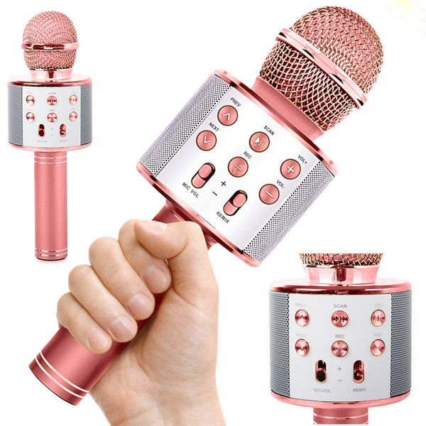 Belaidis mikrofonas „Bluetooth“, radijas FM