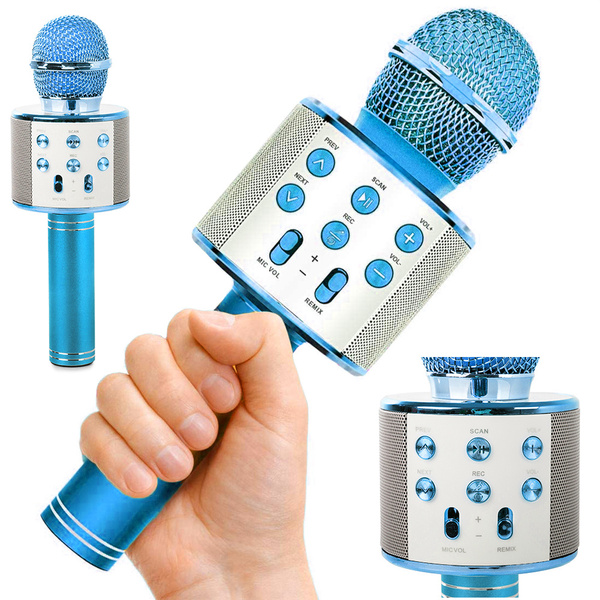 Belaidis mikrofonas „Bluetooth“, radijas FM
