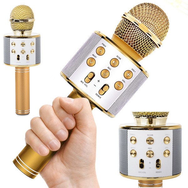 Belaidis mikrofonas „Bluetooth“, radijas FM