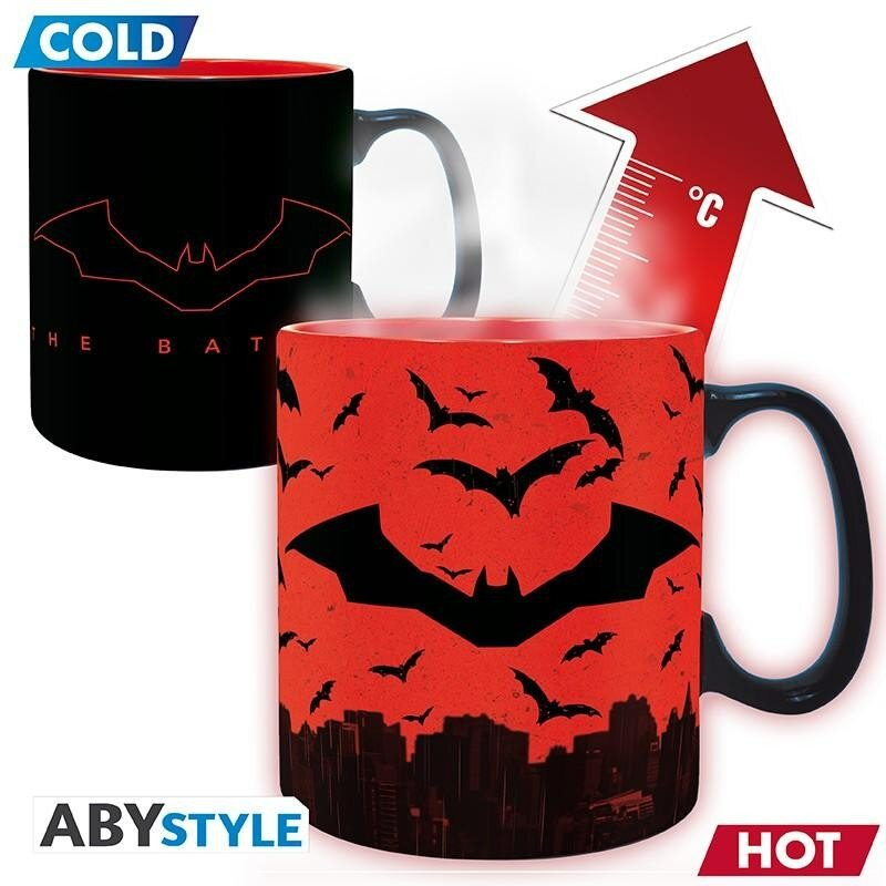 Batman teminis spalvą keičiantis puodelis
