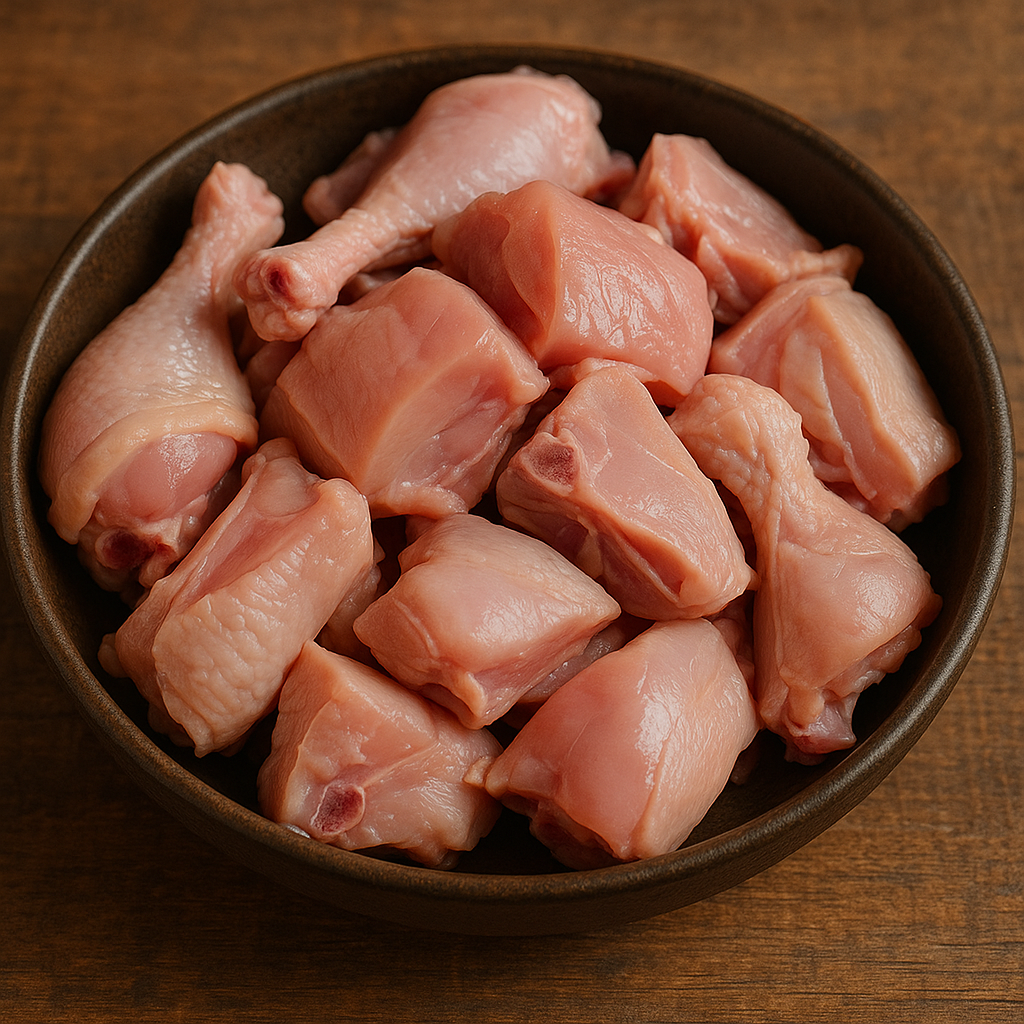 Curry cuts with skin