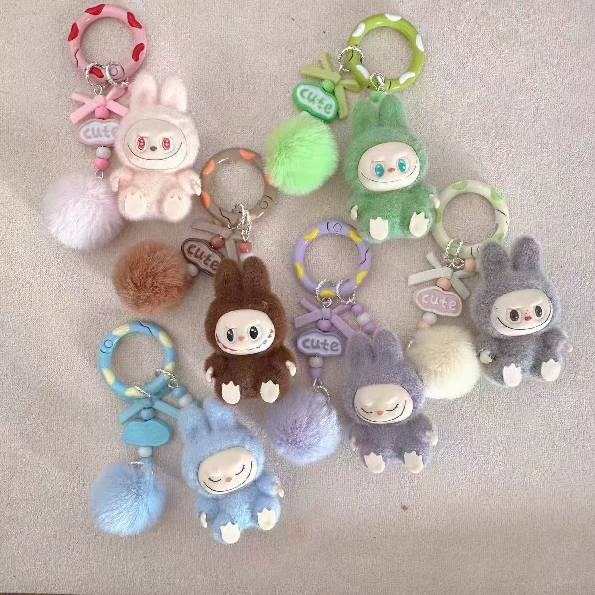 Mini Labu Plush Keychain