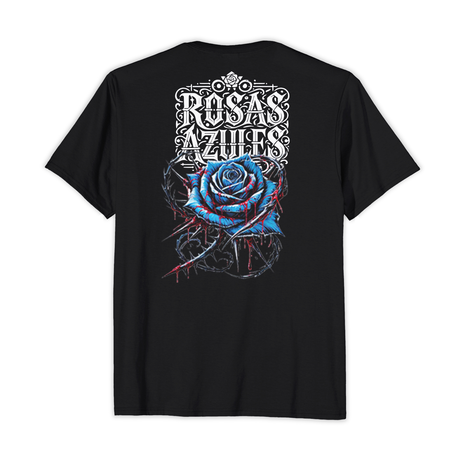 Camiseta - Rosas Azules - Yung Beef