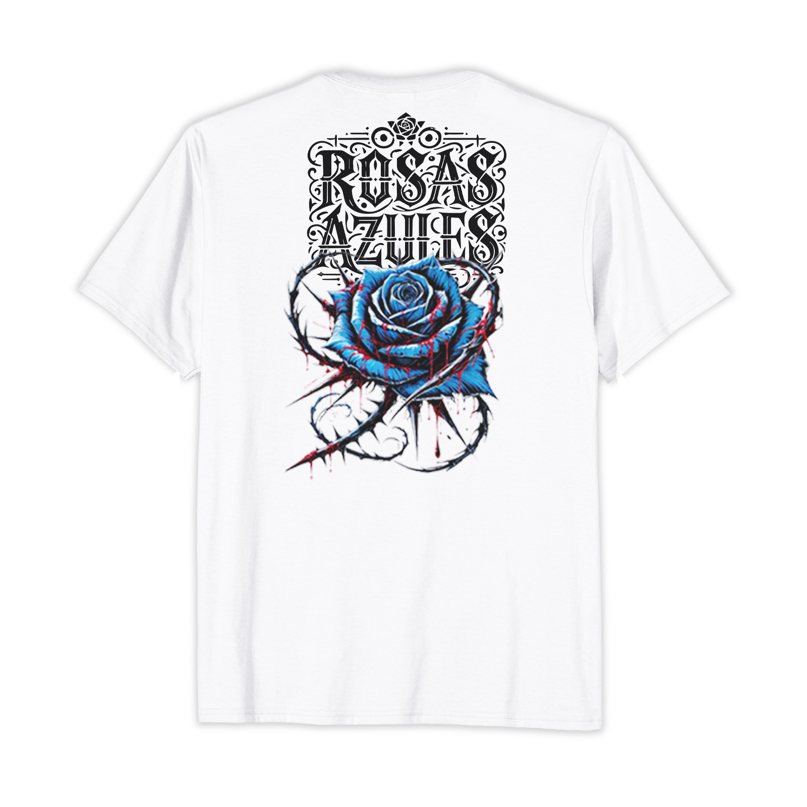 Camiseta - Rosas Azules - Yung Beef