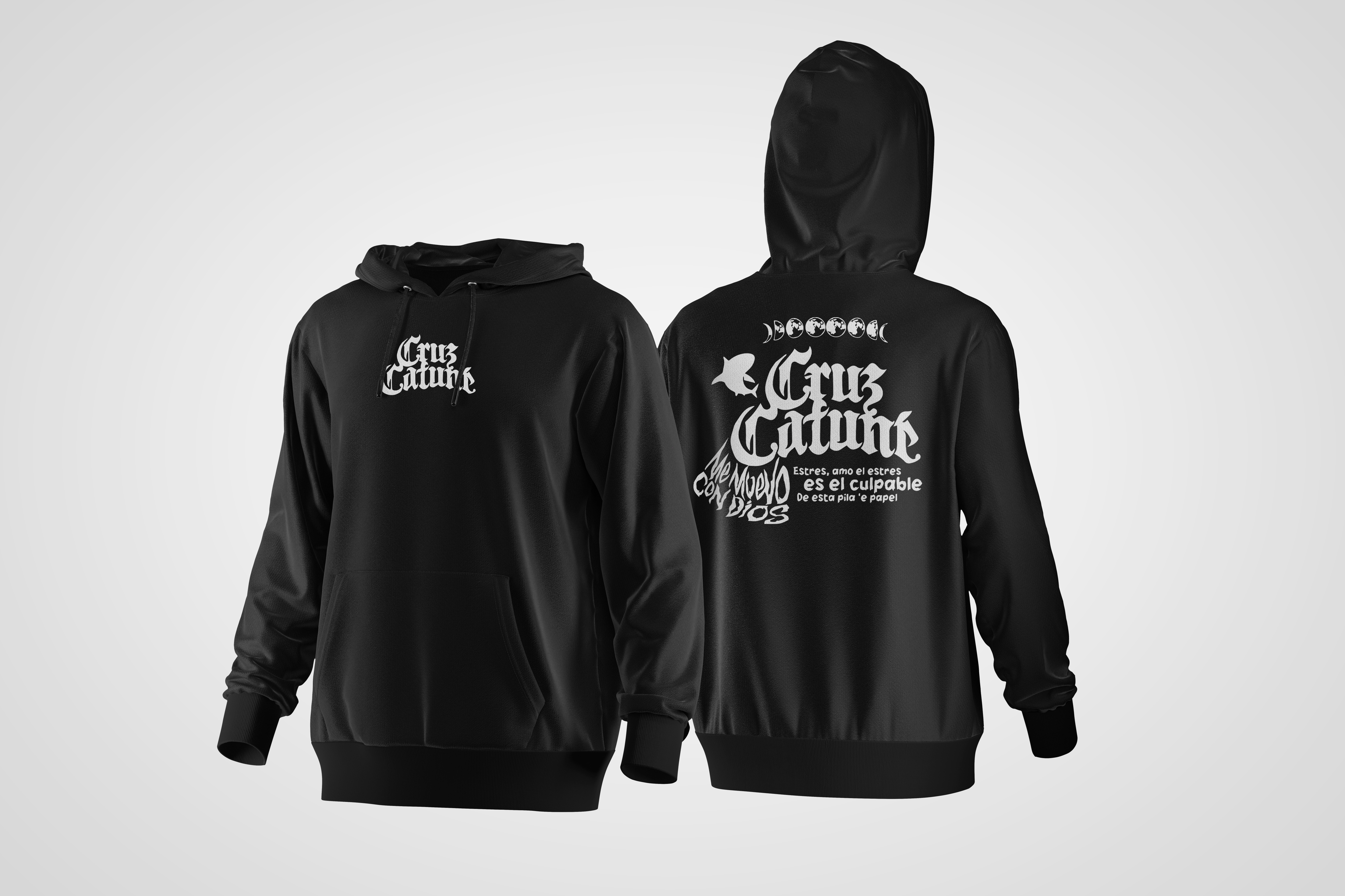 Sudadera Cruz Cafuné - Me Muevo Con Dios