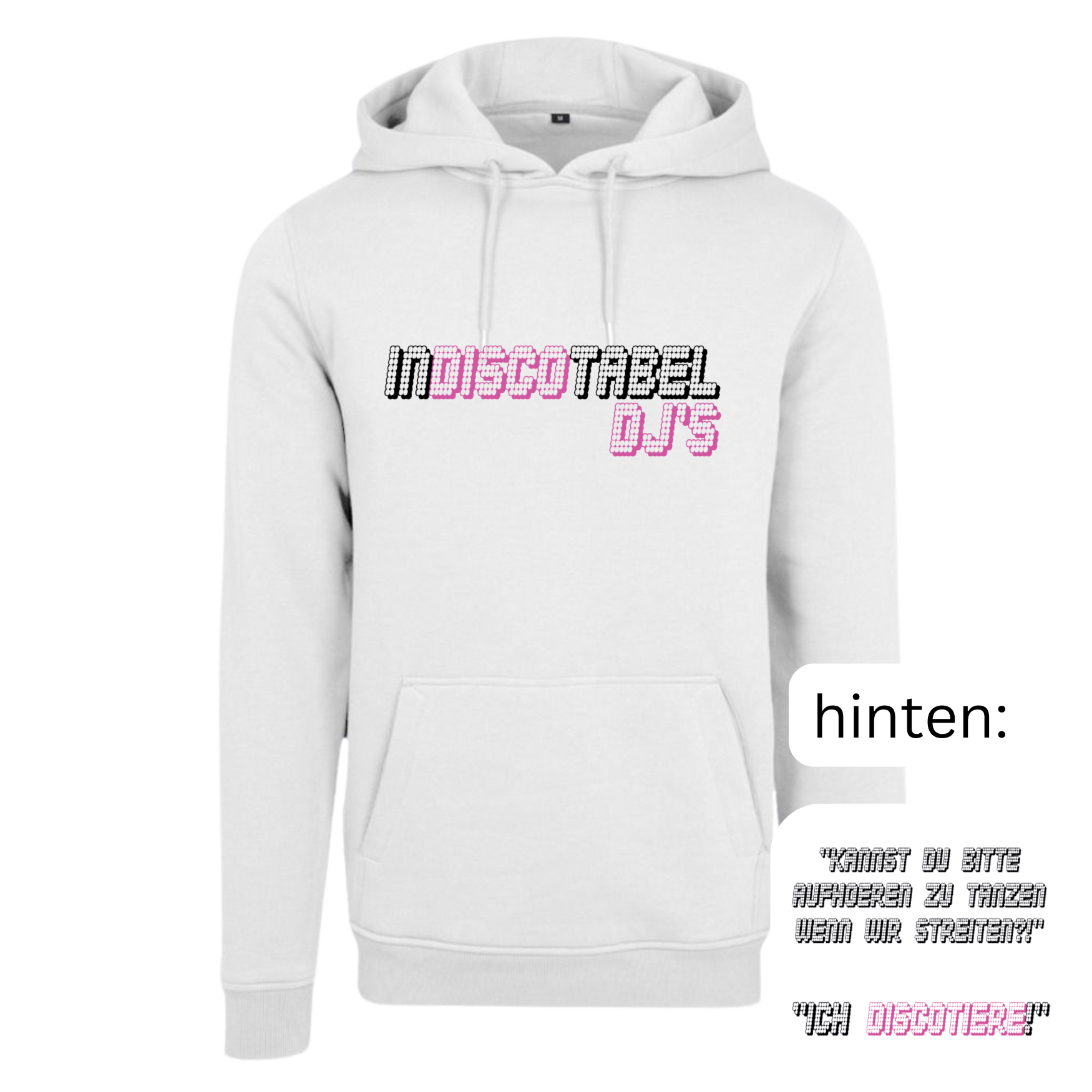 Indiscotabel DJs - Signature Hoodie - LADIES EDITION