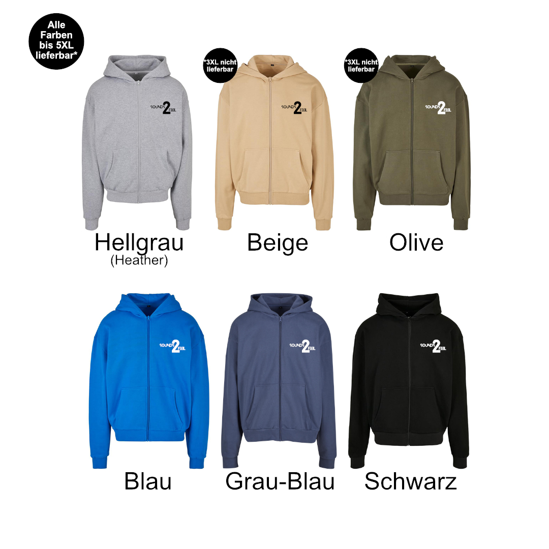 sounds2feel - Signature Urban French Zip-Hoodie 460