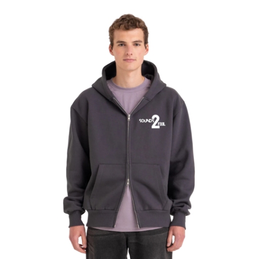 sounds2feel - Signature Urban Brushed Zip-Hoodie 440