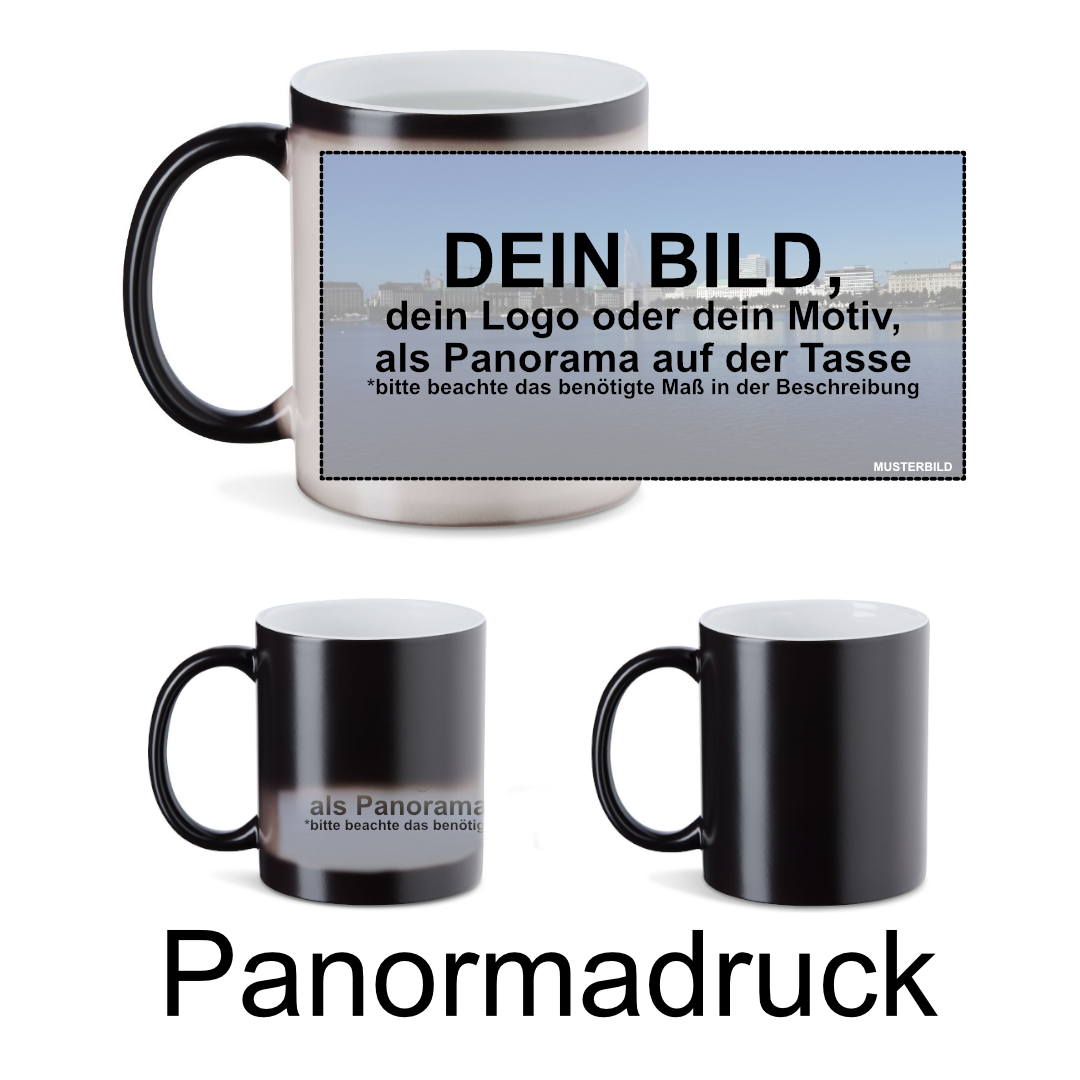 "Magic-Black" Tasse