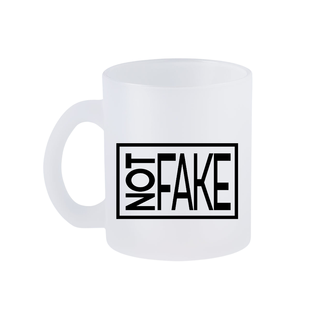 NOT FAKE - "Frosty" Glastasse