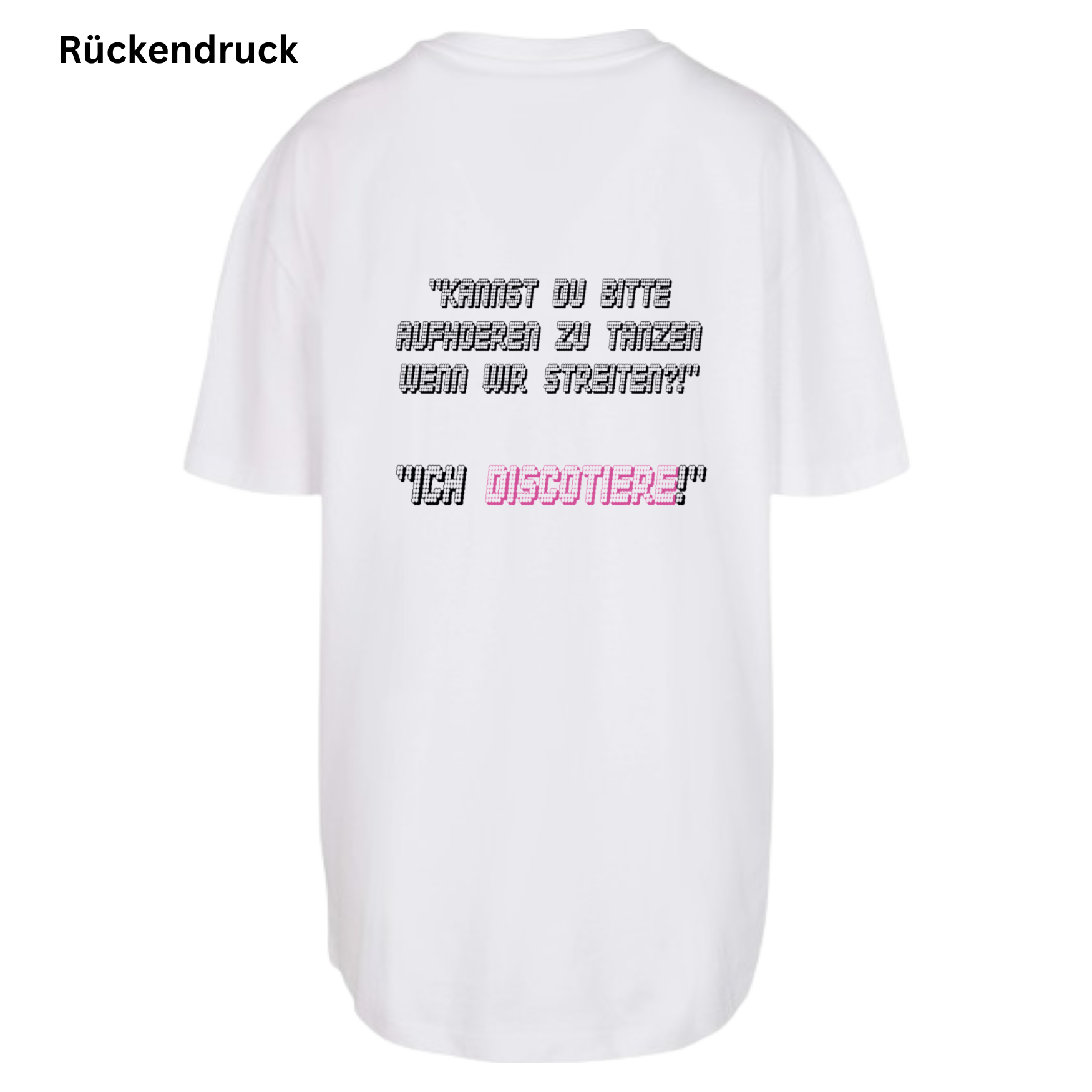 Indiscotabel DJs - Signature Boyfriend Oversize Shirt - LADIES EDITION