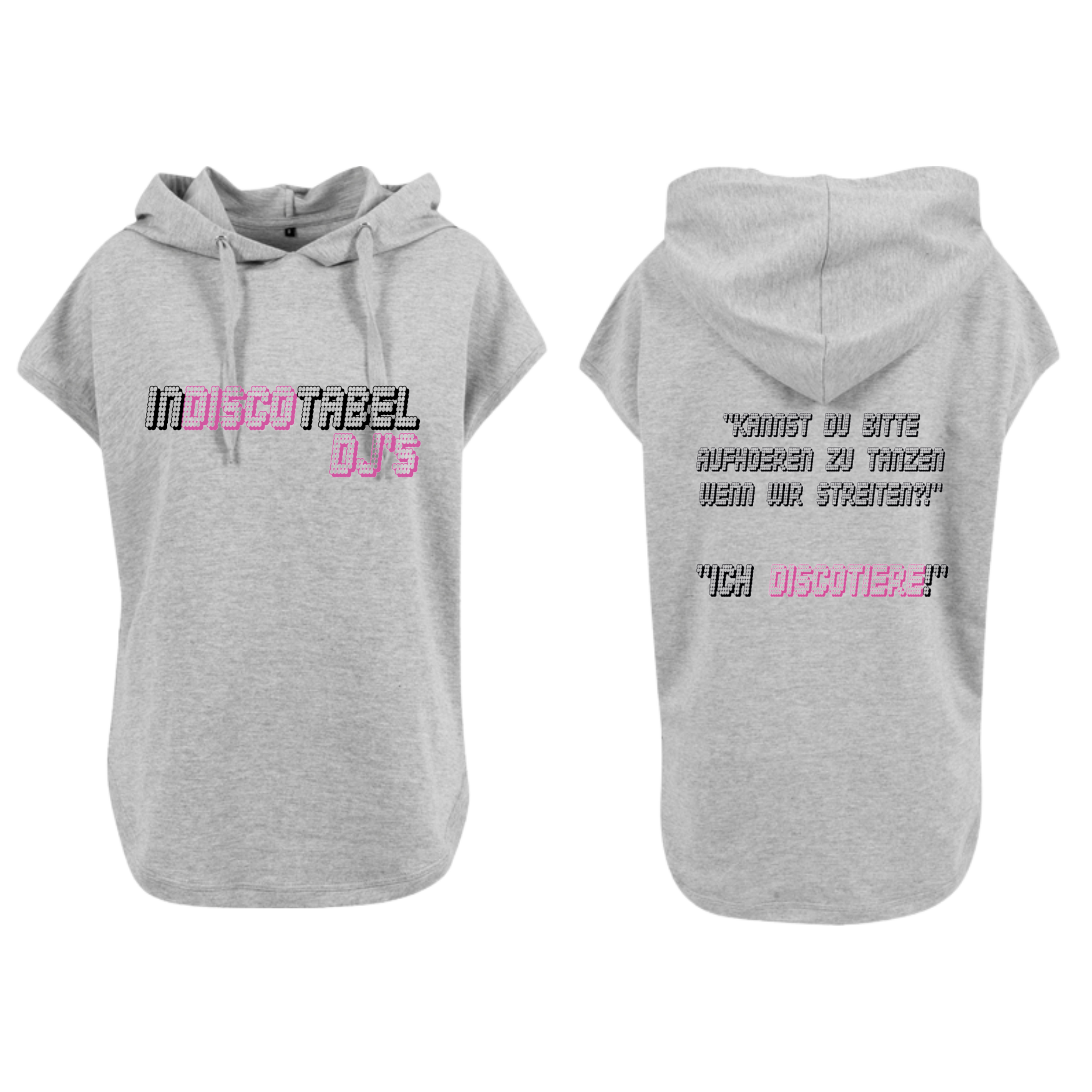 Indiscotabel DJs - Signature Sleevless Hoody - LADIES EDITION