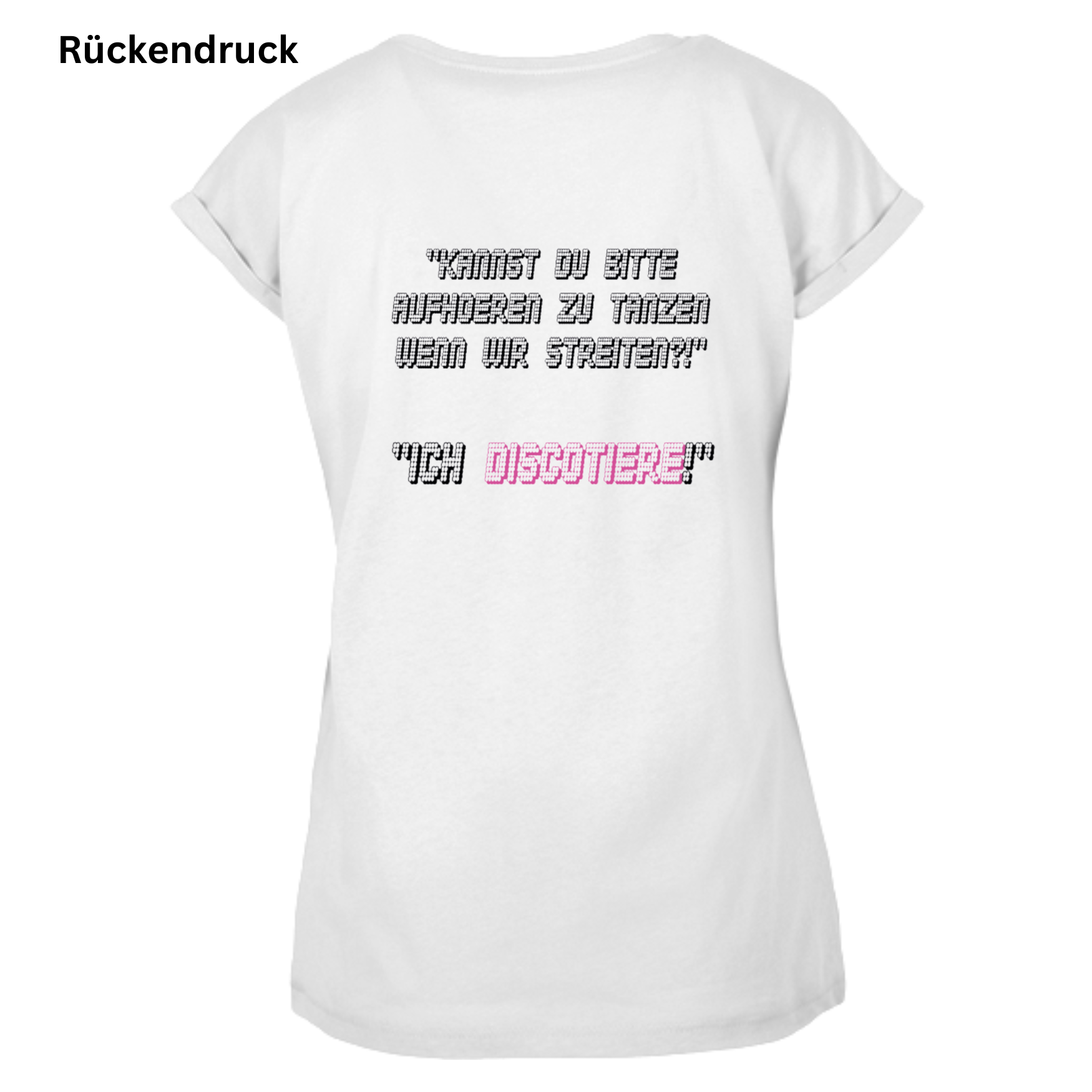 Indiscotabel DJs - Essential Extended Shoulder Shirt - LADIES EDITION