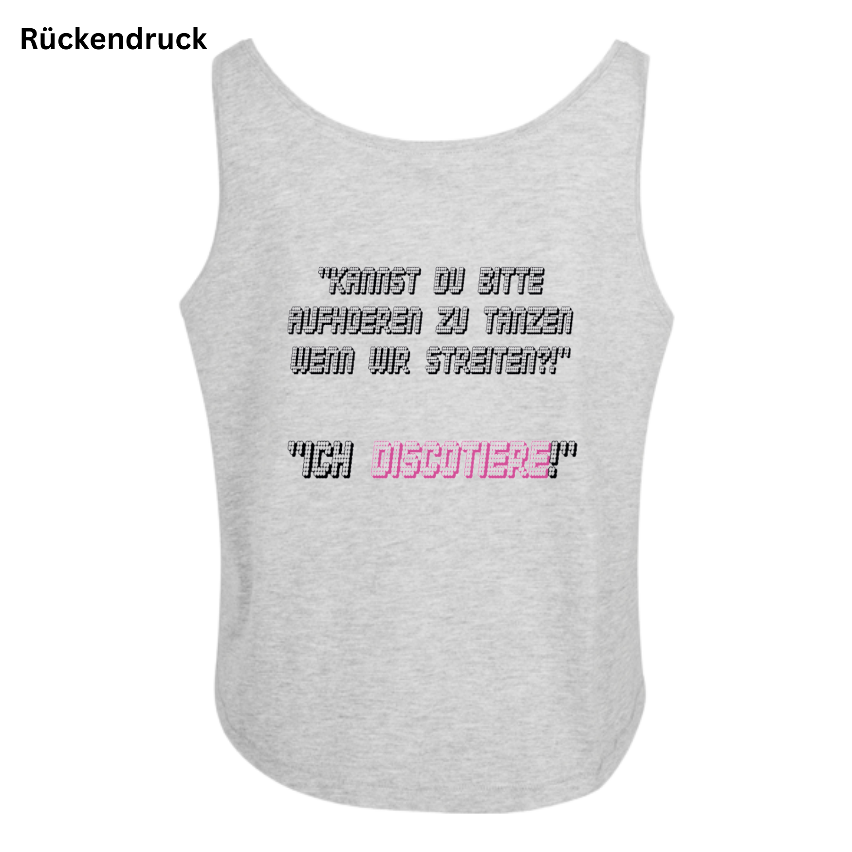 Indiscotabel DJs - Essential Short Oversize Tanktop- LADIES EDITION