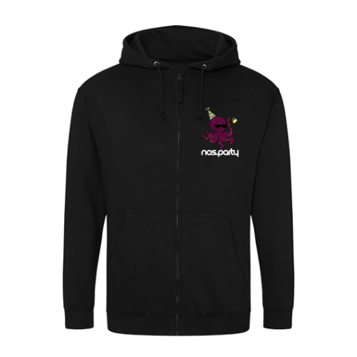 NAS Party "Krake" - Essential Zip-Hoodie