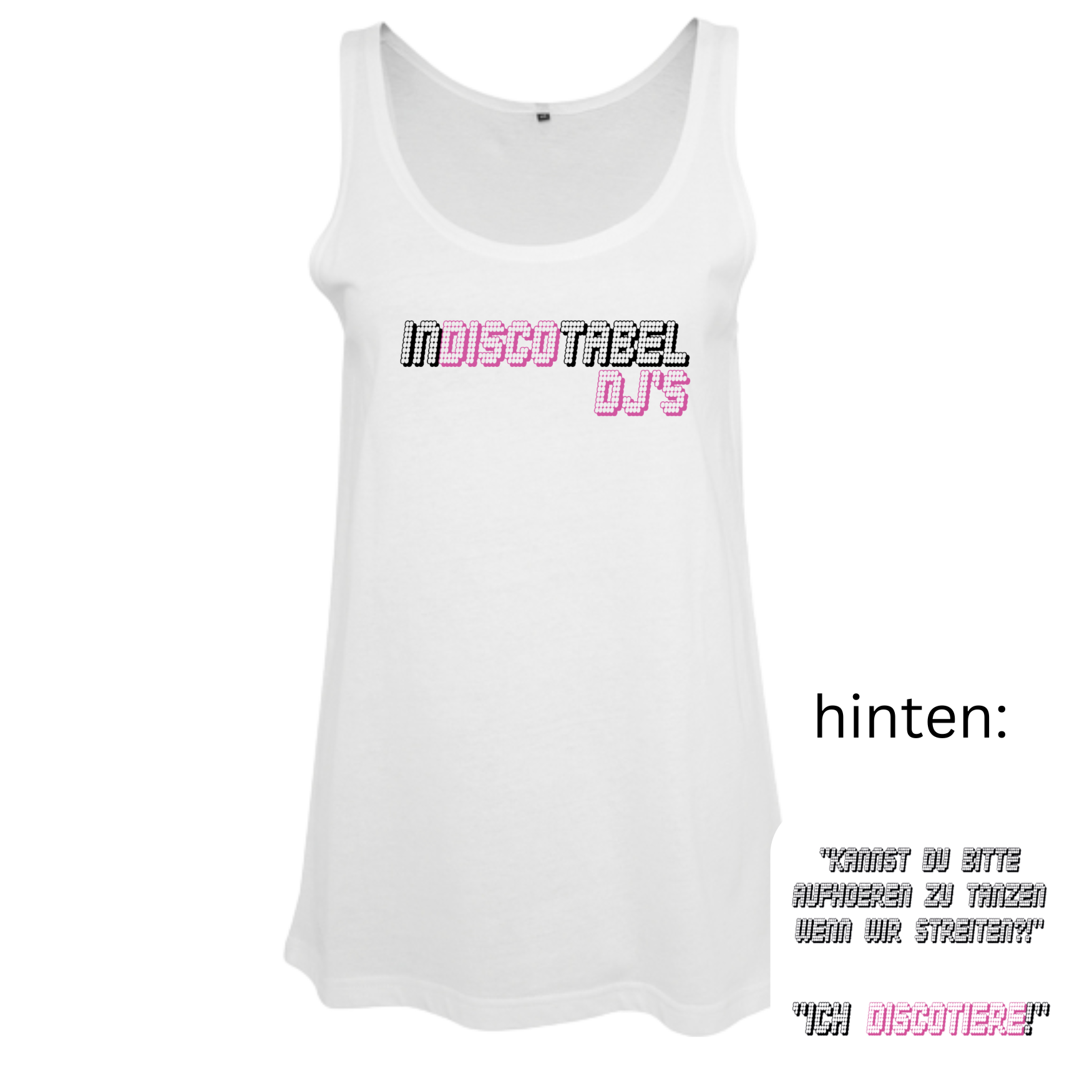 Indiscotabel DJs - Essential Long Tanktop- LADIES EDITION