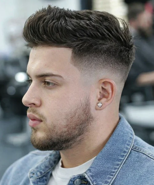Textured Quiff Style