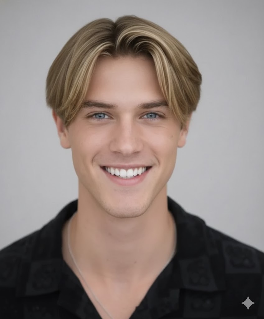 Middle Parting Style