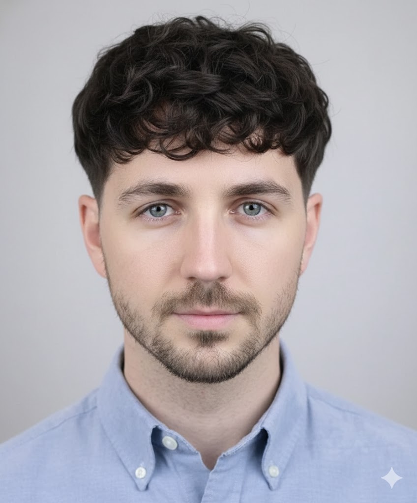 Curly Taper Fade  Style