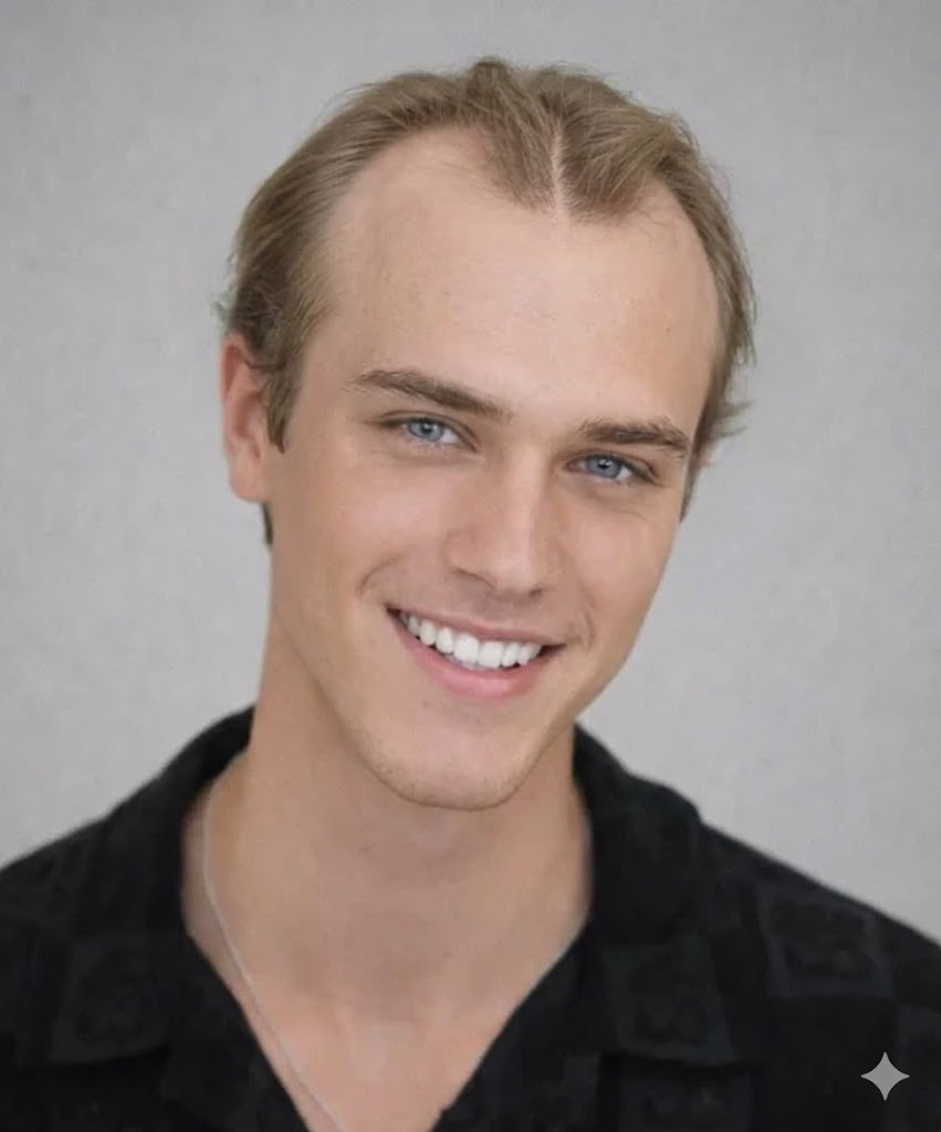 Middle Parting Style