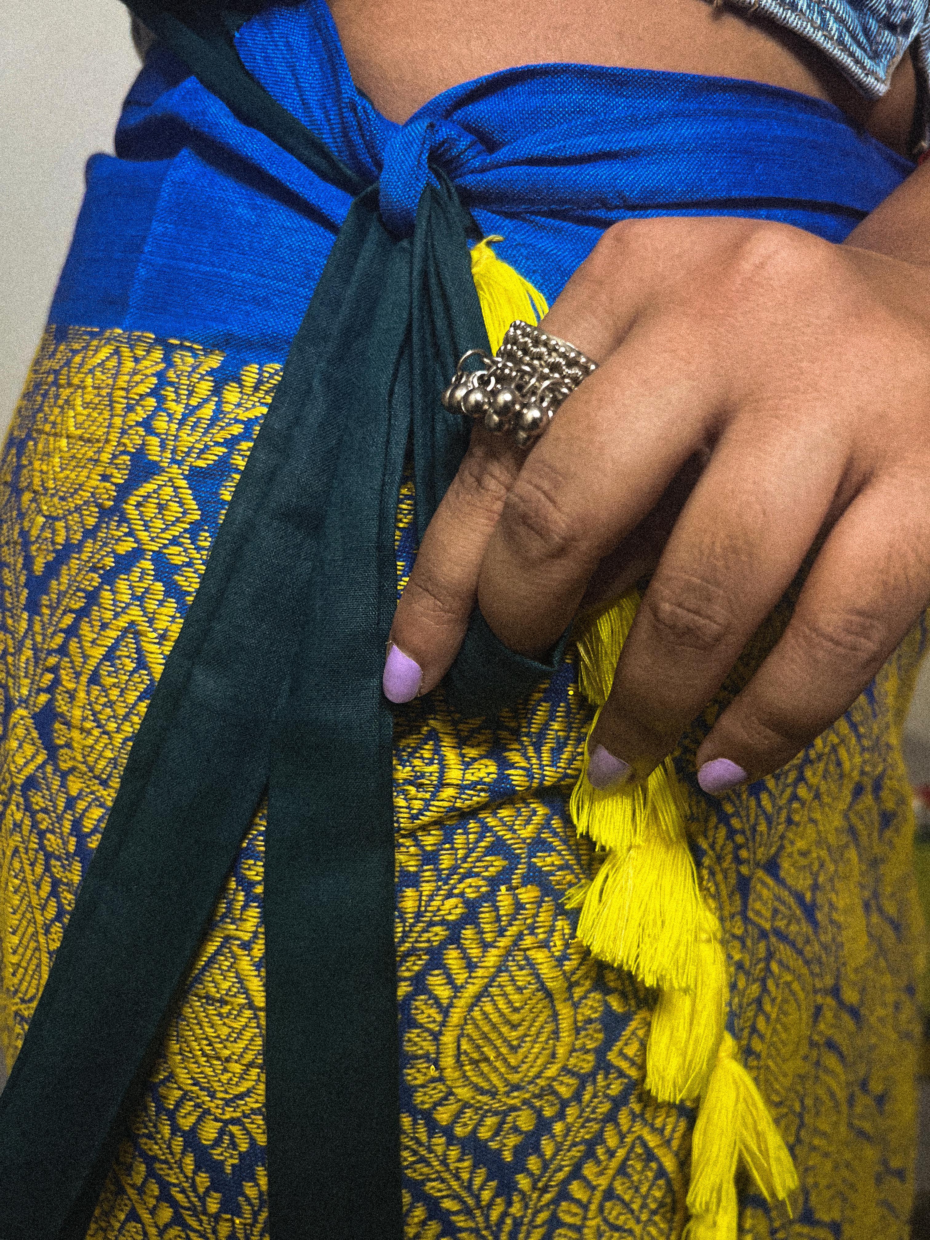 Saheli — Blue and Yellow