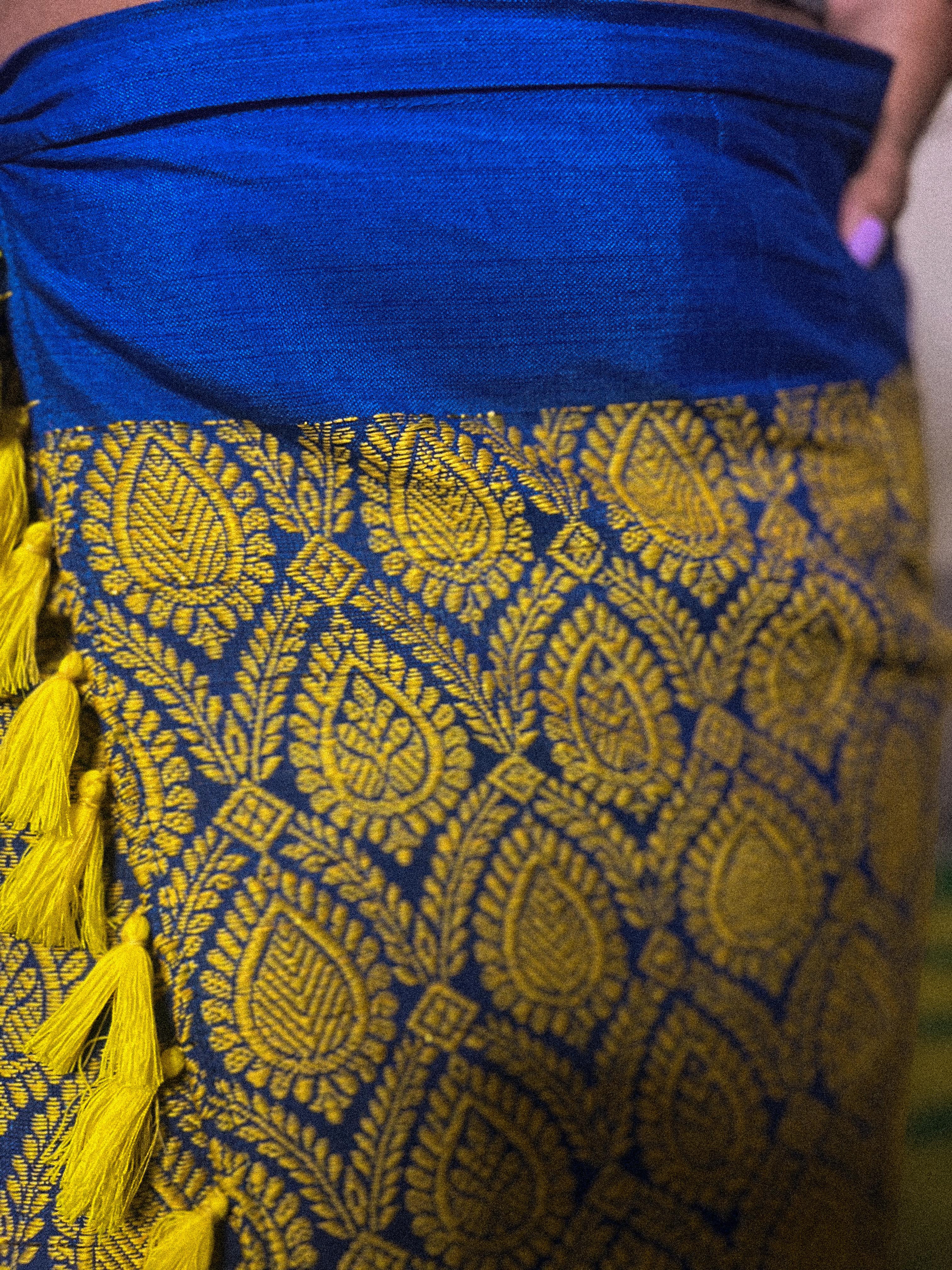 Saheli — Blue and Yellow