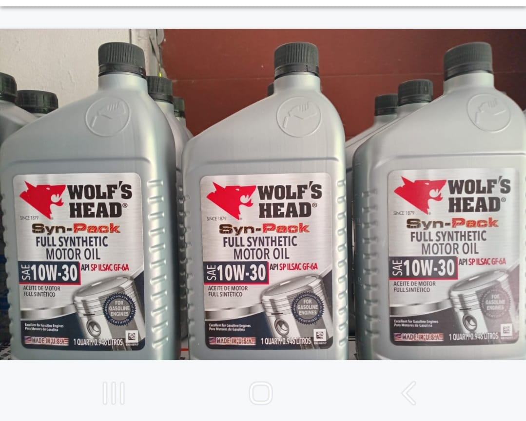 WOLF HEAD ACEITE MOTOR SINTETICO 10W-30
